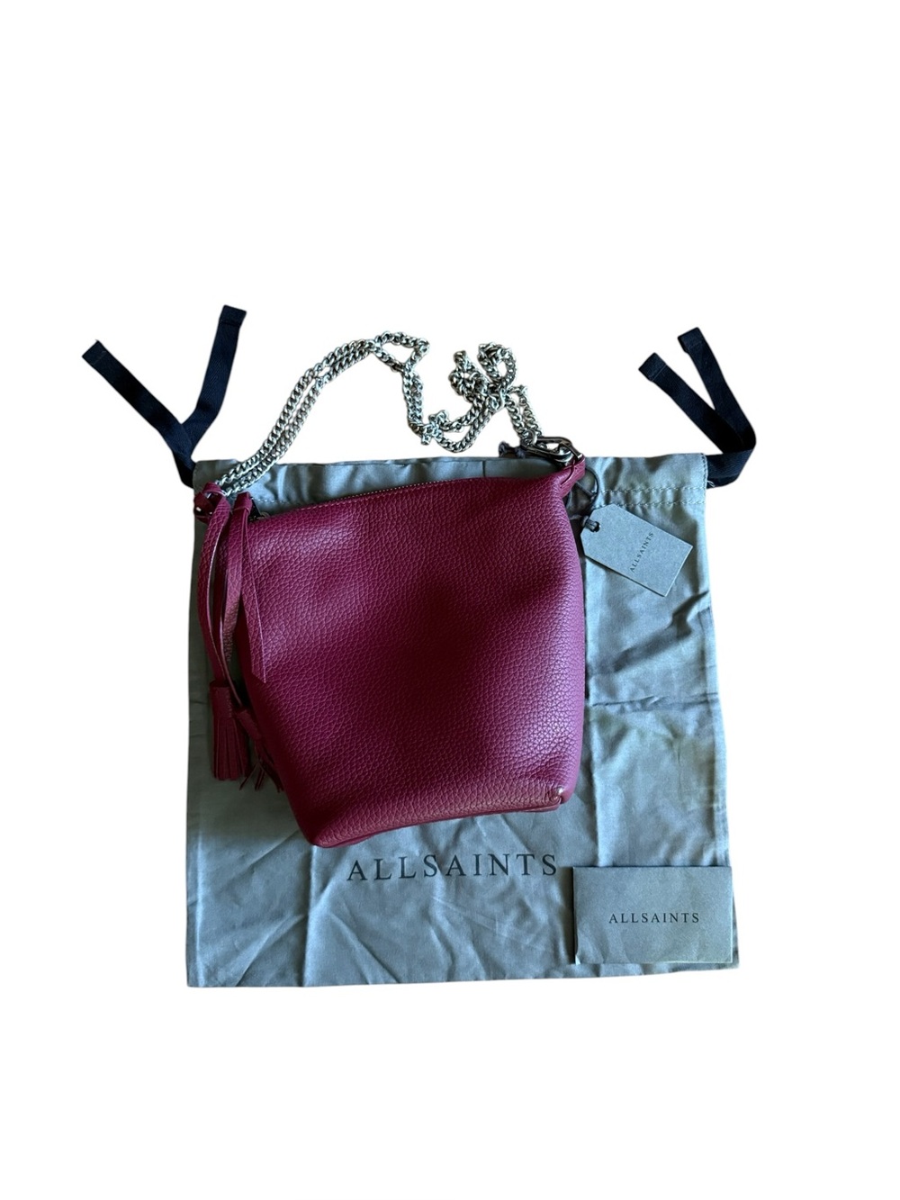 All Saints Evaline Tassle Crossbody